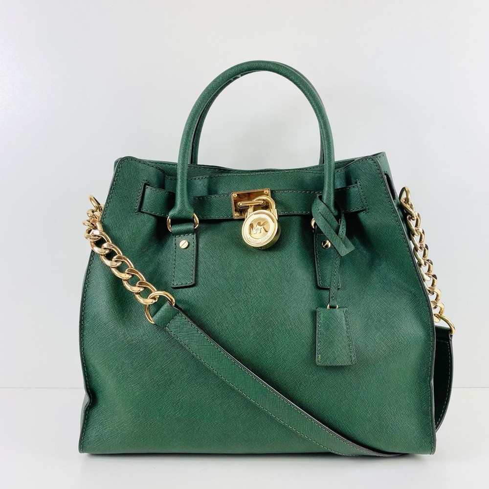 MICHAEL MICHAEL KORS HAMILTON SAFFIANO TOTE - Picture 1 of 12